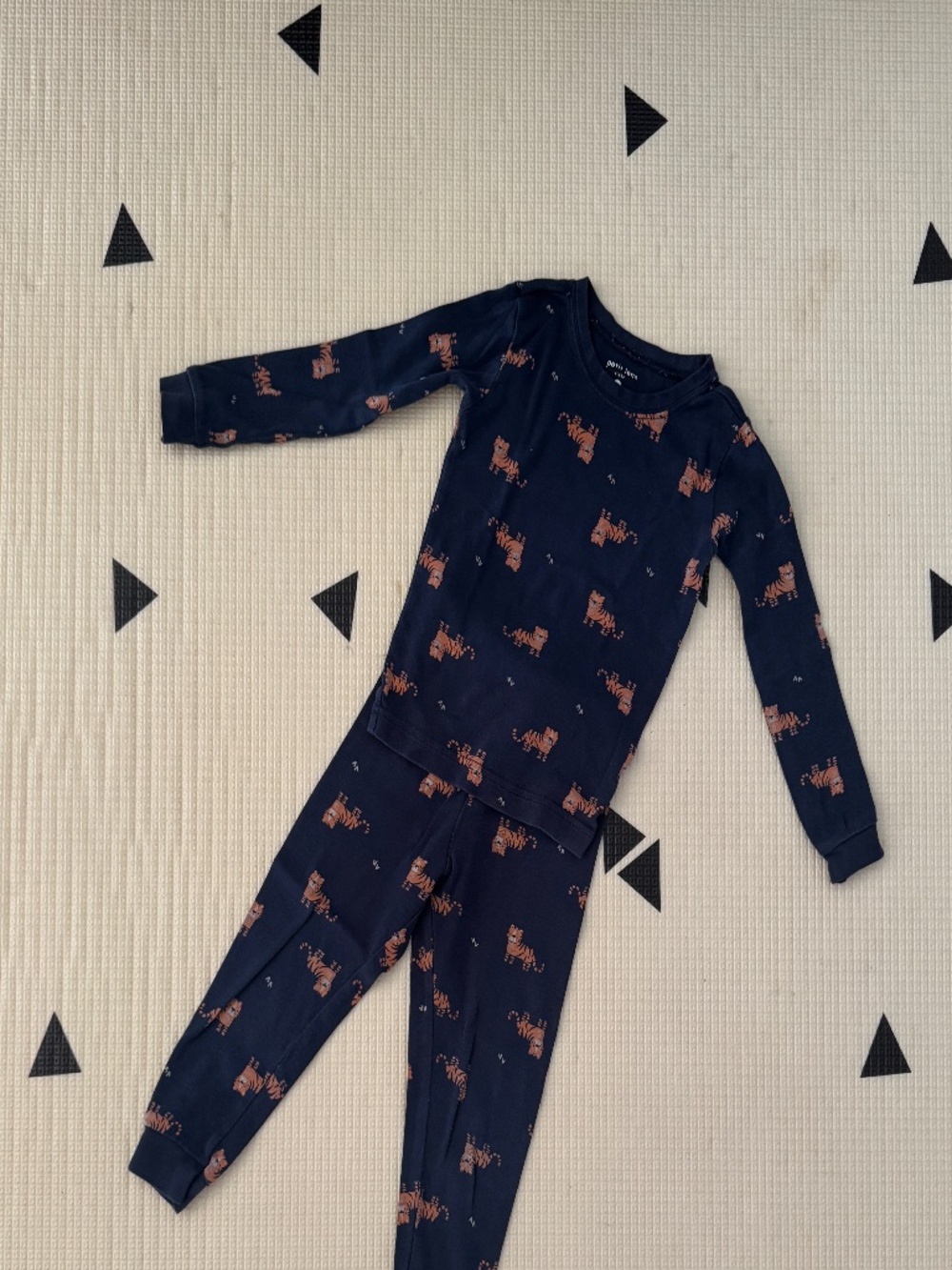 Petit lem toddler tiger pajama set